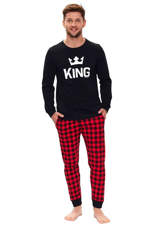 Pánske pyžamo King čierne