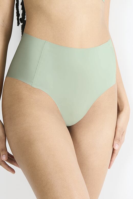 Sloggi Zero Feel 2.0. High Waist varrásmentes bugyi, zöld akciós termékkép 1