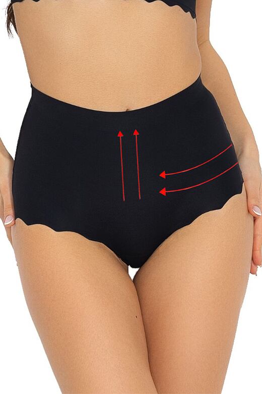 Feel Good alakformáló magas derekú tanga, fekete akciós termékkép 1