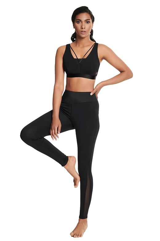 Aero fitneszleggings, fekete akciós termékkép 1