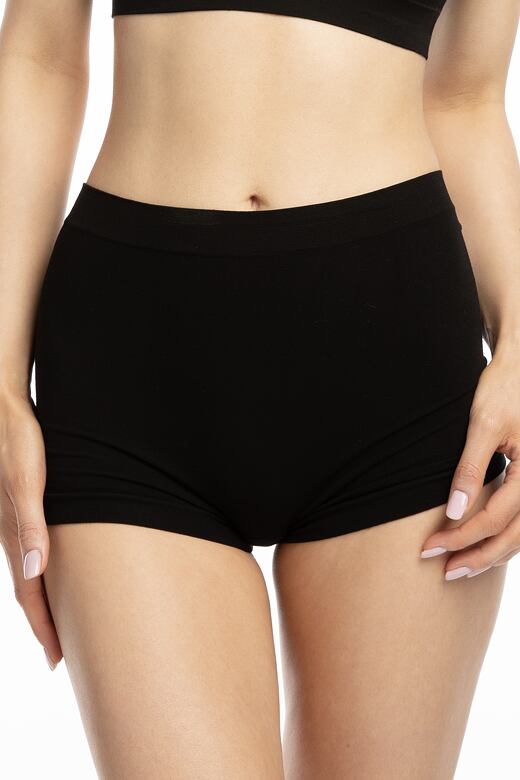 Bamboo Boyshorts száras bugyi, fekete akciós termékkép 1