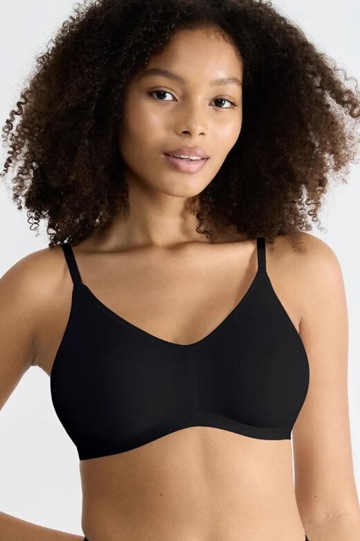 GO Daily Cotton organikus soft melltartó, fekete akciós termékkép 1