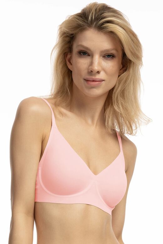 Simple T-Shirt Bra soft melltartó, világos rózsaszín akciós termékkép 1