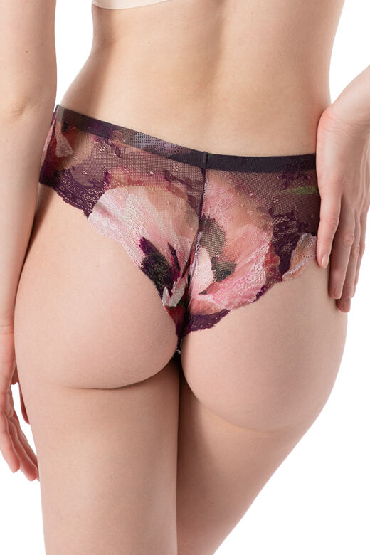 Brazilky Velvet Bloom Tanga Brasil kvetinové