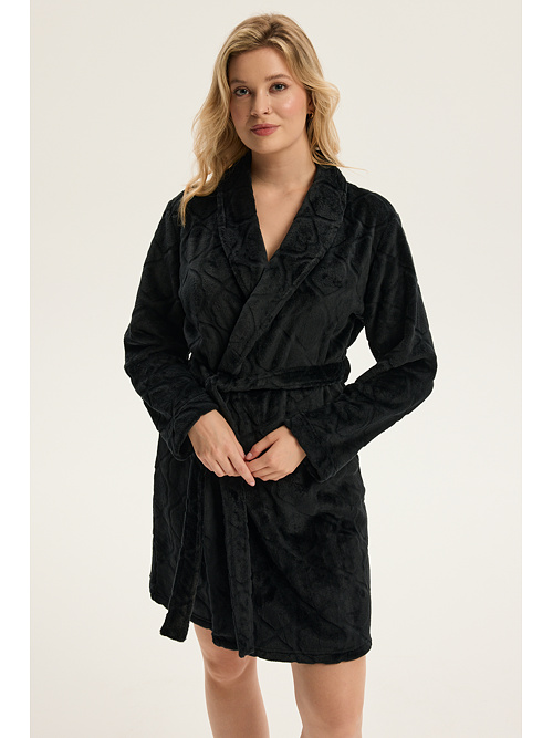 Halat moale de damă Coco negru