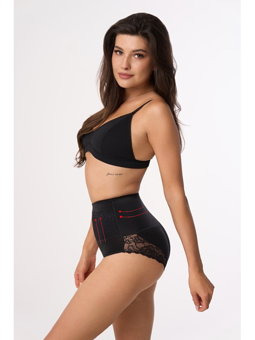 Chiloți de modelare cu talie înaltă 148 negru