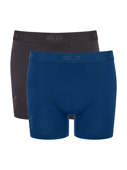 2pack boxerek Base Short šedé a modré
