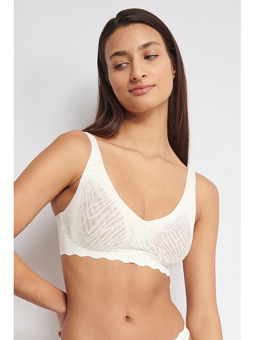 Podprsenka na zapínání Sloggi ZERO FEEL BLISS Soft Bra ecru