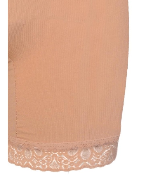 Bavlněné maxi kalhotky bermudy 22042 béžové