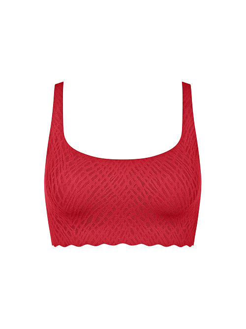 Biustonosz Sloggi ZERO FEEL BLISS Festive top czerwony