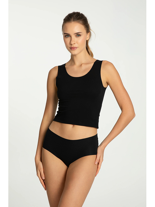 Cotton mood MAXI varrás nélküli pamut alsó, fekete