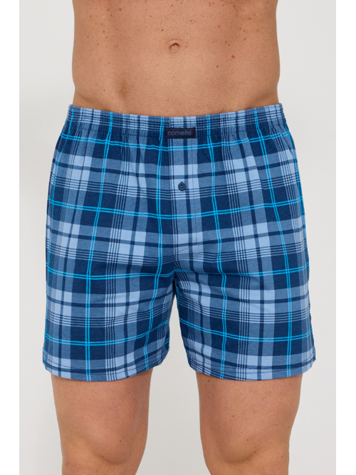 Trenýrky Comfort 002337 modré káro