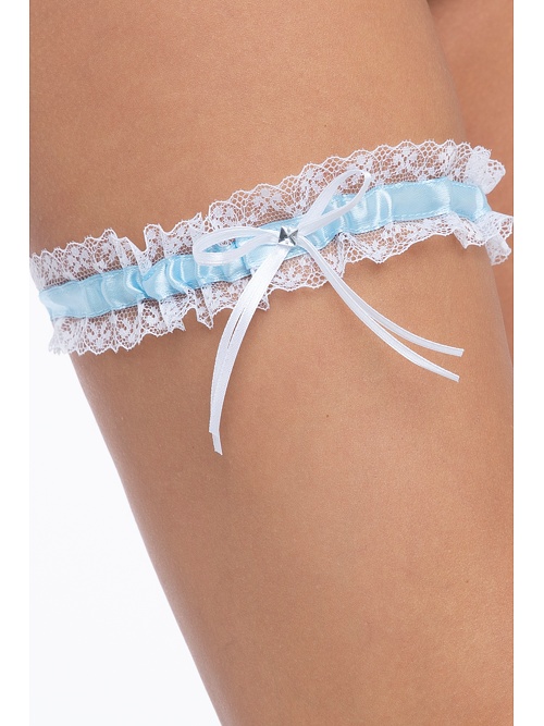 Podvazek PW-27 Prague modrý