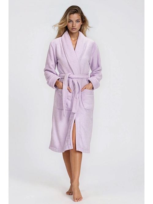 Halat pufos Paloma violet deschis