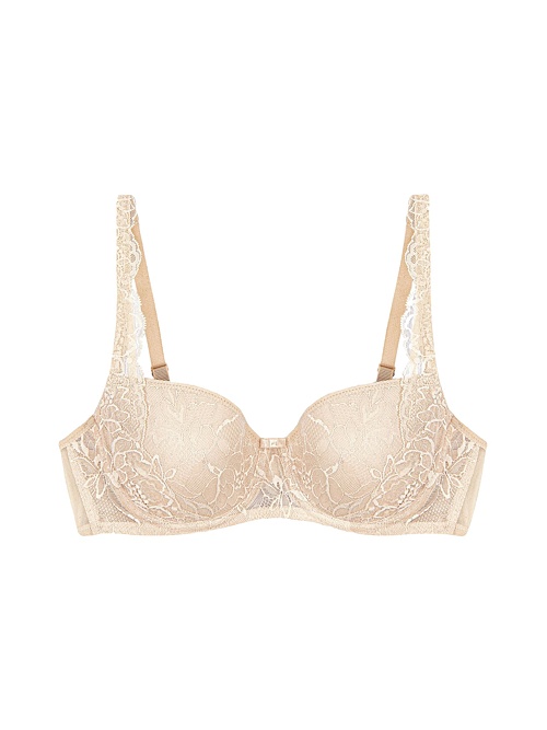 Triumph Amourette Charm WHP02 csipkés melltaró, bézs