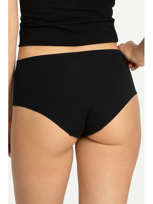 Cotton mood MAXI varrás nélküli pamut alsó, fekete