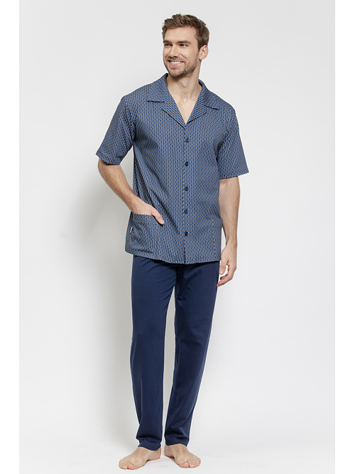 Pijamale pentru bărbați Robin albastru închis