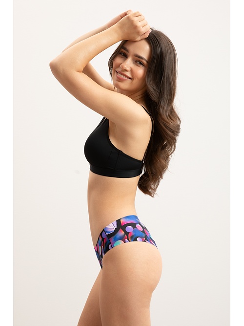 Chiloți fără cusături Glow Brazilian colorat