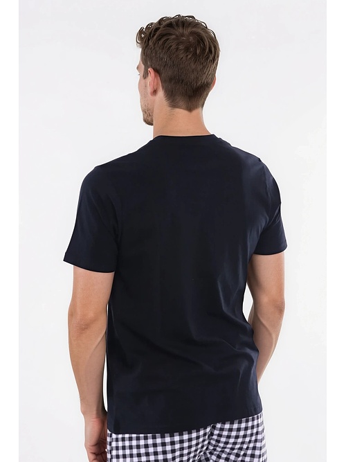 Pánske bavlnené tričko Basic čierne 