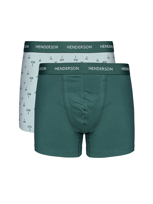 2pack Pánské boxerky Blank midi zelené