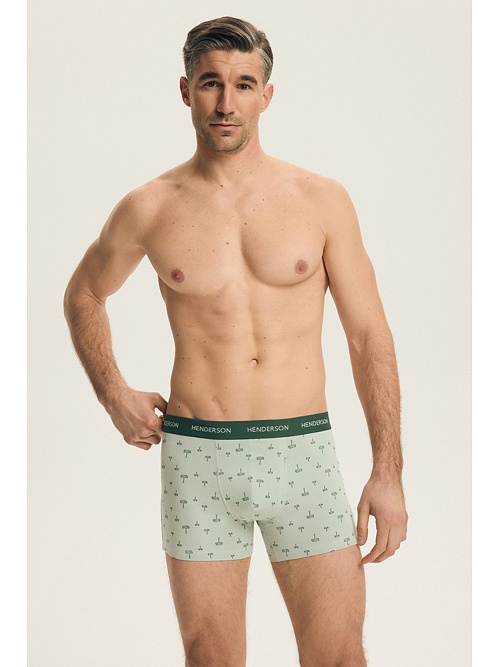 2pack Pánské boxerky Blank midi zelené