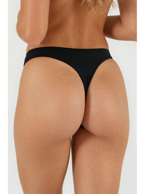 Dámske plavkové tangá Alanya čierne 