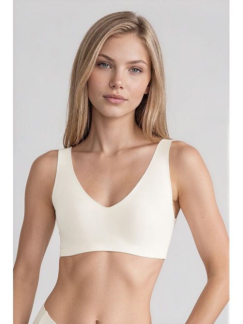 SLOGGI ZERO FEEL Bralette lehce vyztužená podprsenka ecru