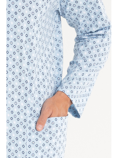 Pánske pyžamo Armando modré dlhé