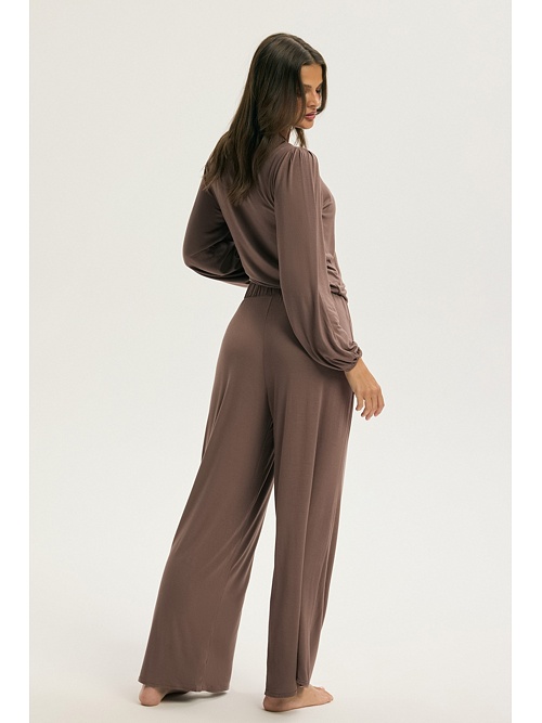 Dámske pyžamo Carmona hnedé