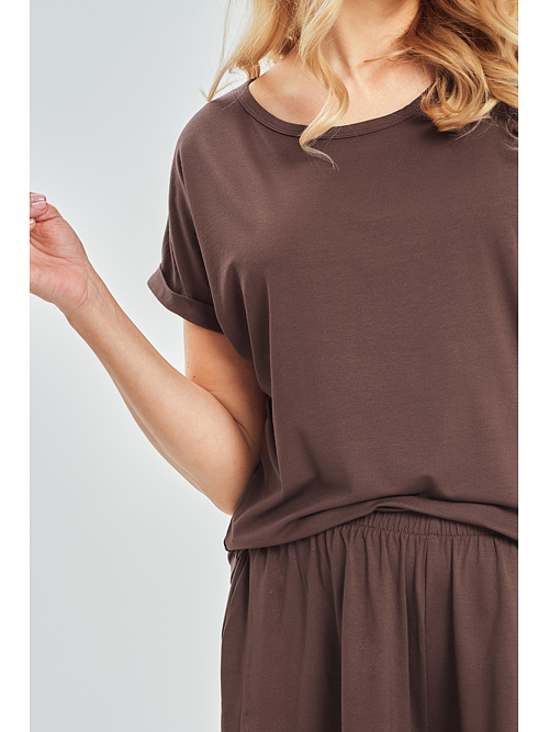 Dámske pyžamo Paloma hnedé