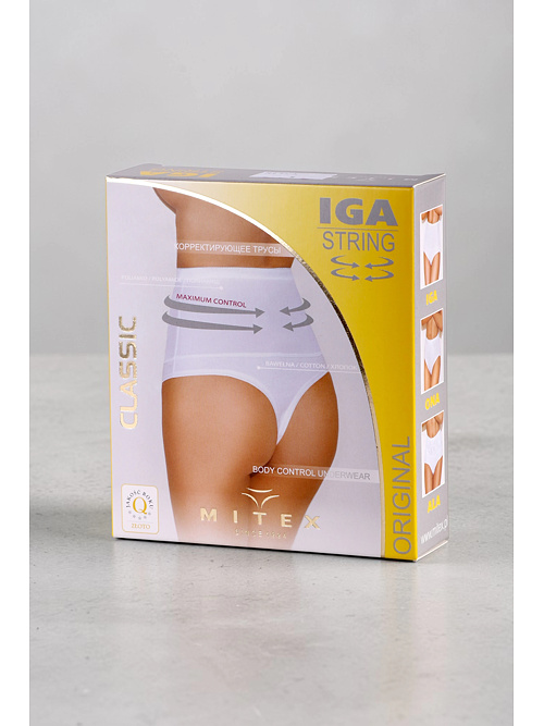 Sťahovacie tangá Iga String béžové