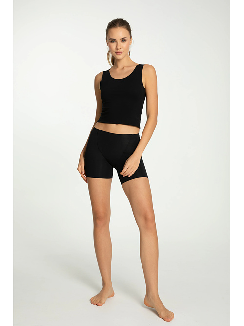 Bavlněné kalhotky Cotton mood Bermuda Shorts černé
