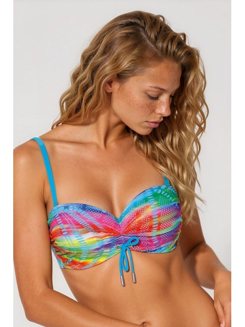 Plavková podprsenka Brigitt duhová