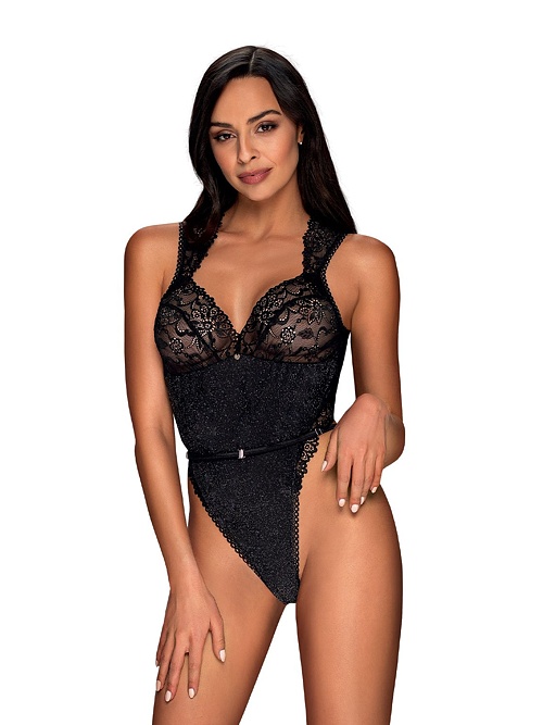 Seksowne body Elisetta czarne