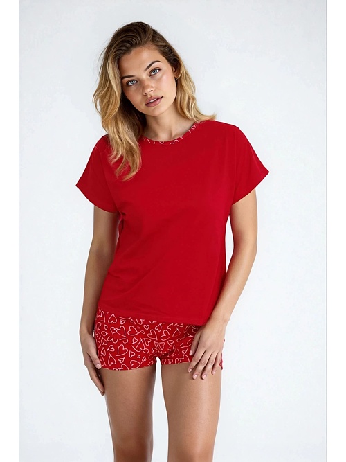 Dámské pyžamo Lada 2 červené