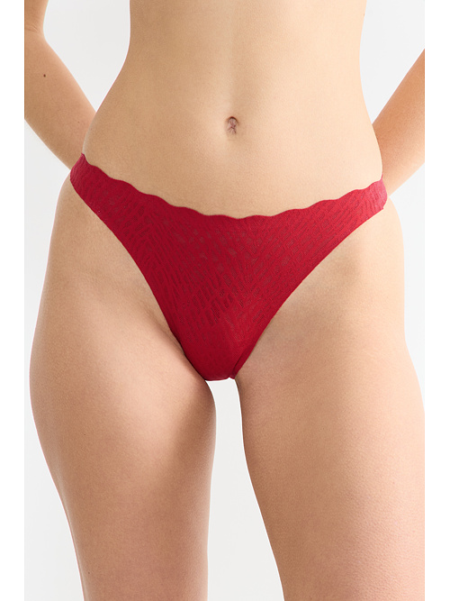 Sloggi ZERO FEEL BLISS Festive String tanga, piros
