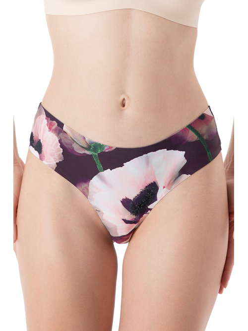 Brazilky Velvet Bloom Tanga Brasil kvetinové