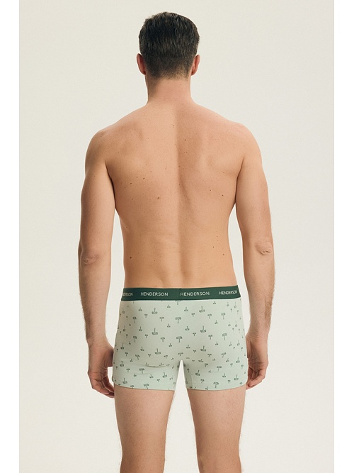 2pack Pánské boxerky Blank midi zelené