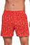 Bokserki świąteczne z ciasteczkami czerwone