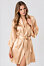 Halat elegant din satin Panama nude